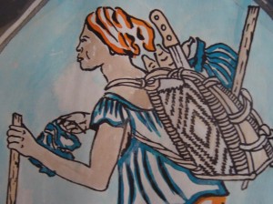 Une femme Dida avec sa Hotte au dos - Une icône © : Dago Marie-Claire