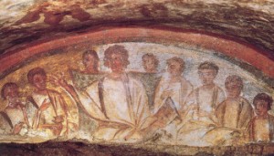Catacomb_Christ+the-apostles