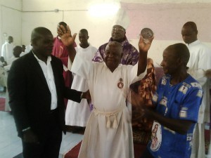 Jubilé de Gnégbré Danon Christophe à la paroisse de Zikisso, le dimanche 20 décembre 2015