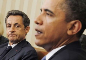 © Reuters/Jason Reed Barack Obama avec Nicolas Sarkozy à la Maison Blanche en janvier 2011.
